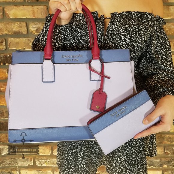 kate spade Handbags - Kate Spade Cameron Large Satchel Bifold Wallet SET